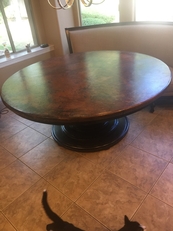 White Glove Delivery Copper Table Top