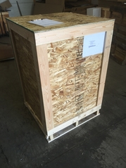Crated to ship